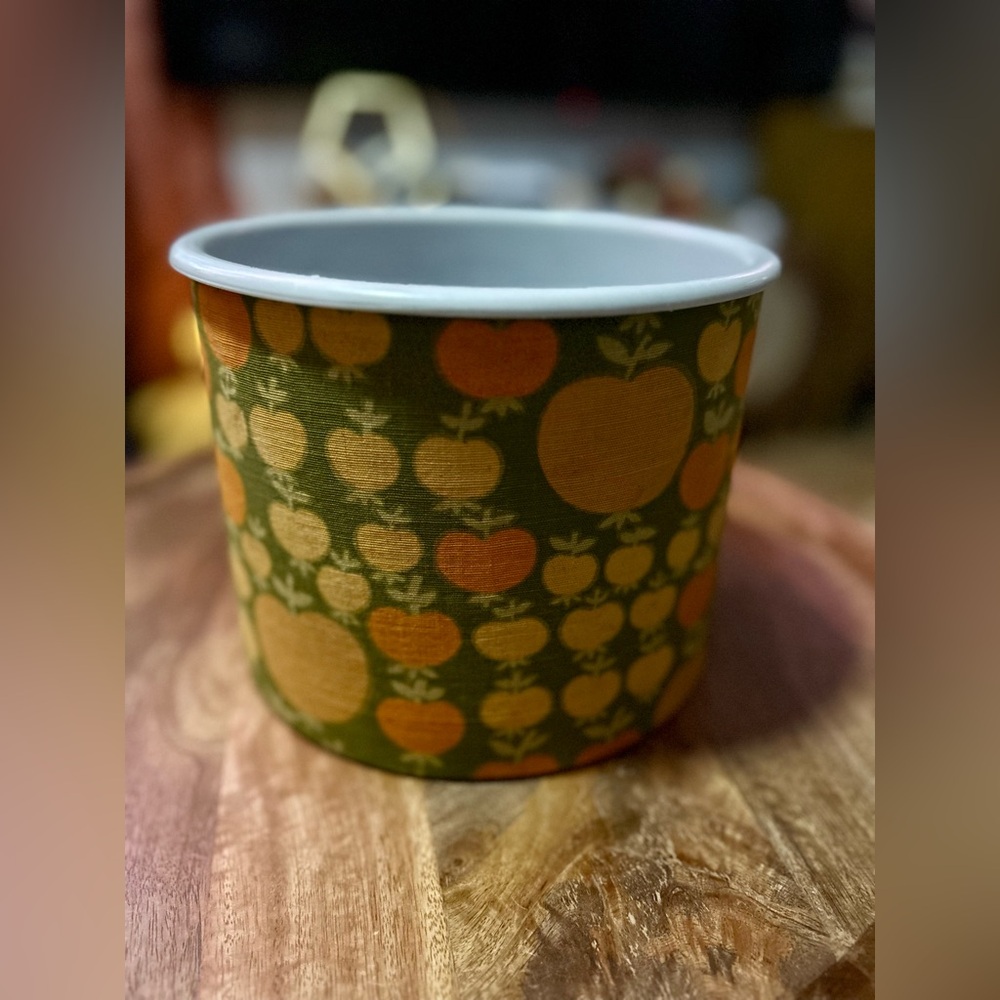 Vintage Apple Print retro ice bucket